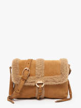 Cross Body Tas Othilia Leder Vanessa bruno Bruin othilia 10V40907